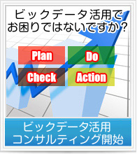 ビックデータビジネス活用コンサルティング開始